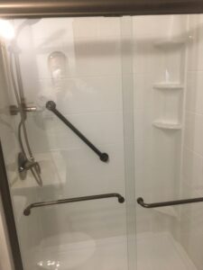 Grout-free acrylic shower wall panels